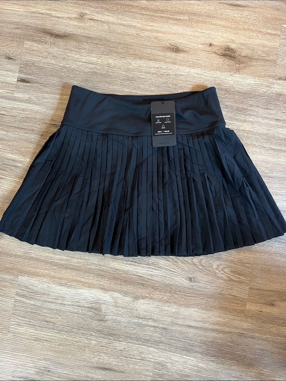 Fabletics Black Pleated Mini Skirt